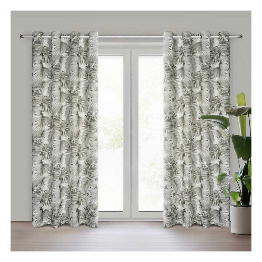 Eurofirany ZAS/ZORA/B+BEIGE 140X250 TRANSL.