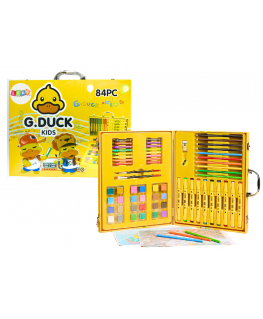 Lean Toys Meno rinkinys lagamine Geltona antis 84 El