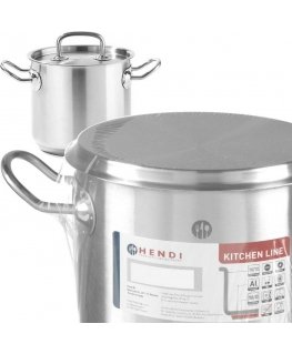 Tall pot Kitchen Line with lid 20 l dia. 320 x 270 h - Hendi 837603