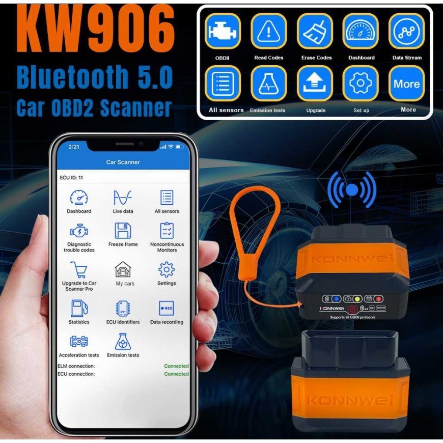 Konnwei KW906 diagnostic meter – 5