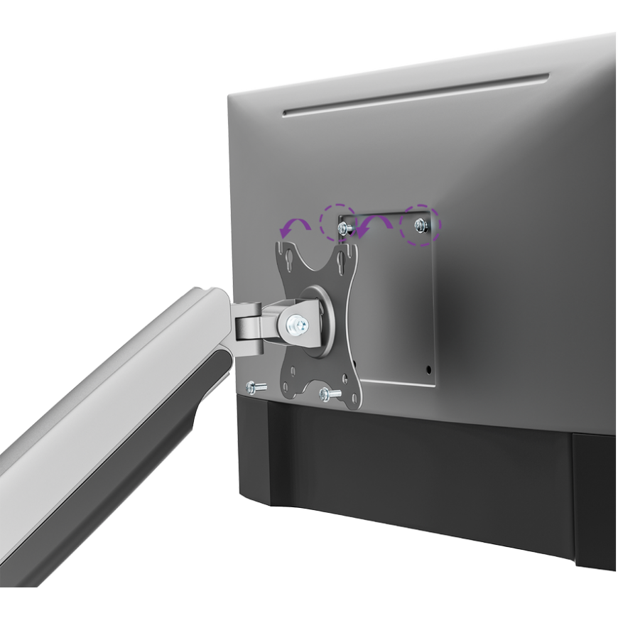 Holder silver na monitor Spacetronik SPAS110S – 4