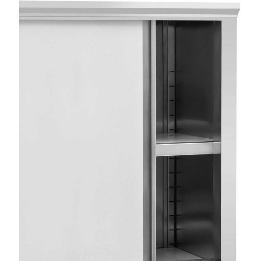 Royal Catering Nerūdijančio plieno maitinimo spinta su stumdomomis durimis 200 kg 120 x 50 x 180 cm – 3
