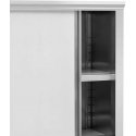 Royal Catering Nerūdijančio plieno maitinimo spinta su stumdomomis durimis 200 kg 120 x 50 x 180 cm
