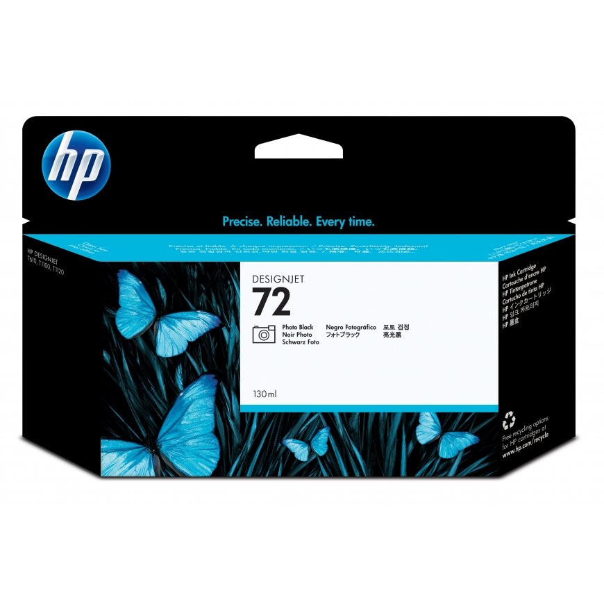 HP 72, valokuvamusta mustekasetti, 130 ml