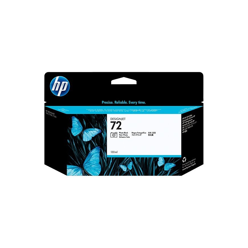 HP 72 130 ml juodo rašalo nuotraukų kasetė – 2
