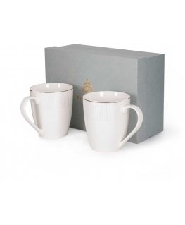 Fissman Porcelain mugs 360 ml / 2 pcs Nice