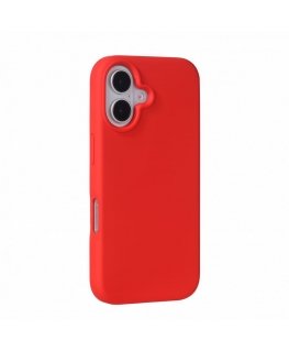 Apple iPhone 16 Premium Magsafe Soft Touch Silicone Case Red