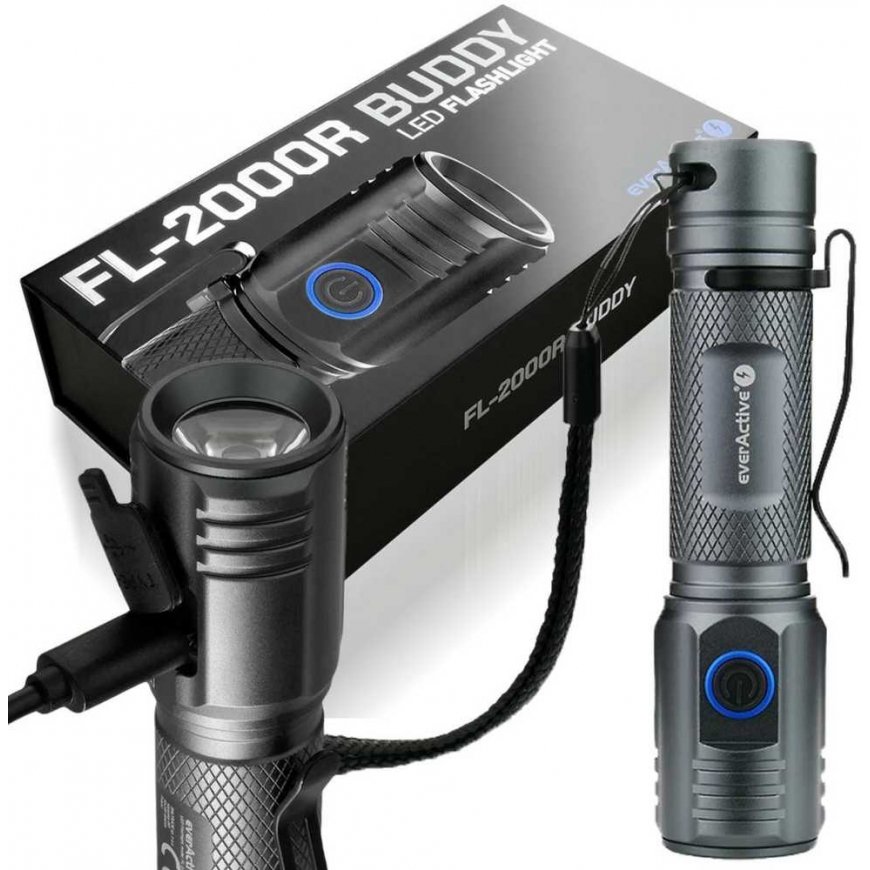 Everactive Handheld flashlight 20W LED everActive