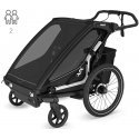 Thule Chariot Sport 2 Double Bike Trailer | G3 black Thule Chariot Sport 2 Double Bike Trailer | G3 black