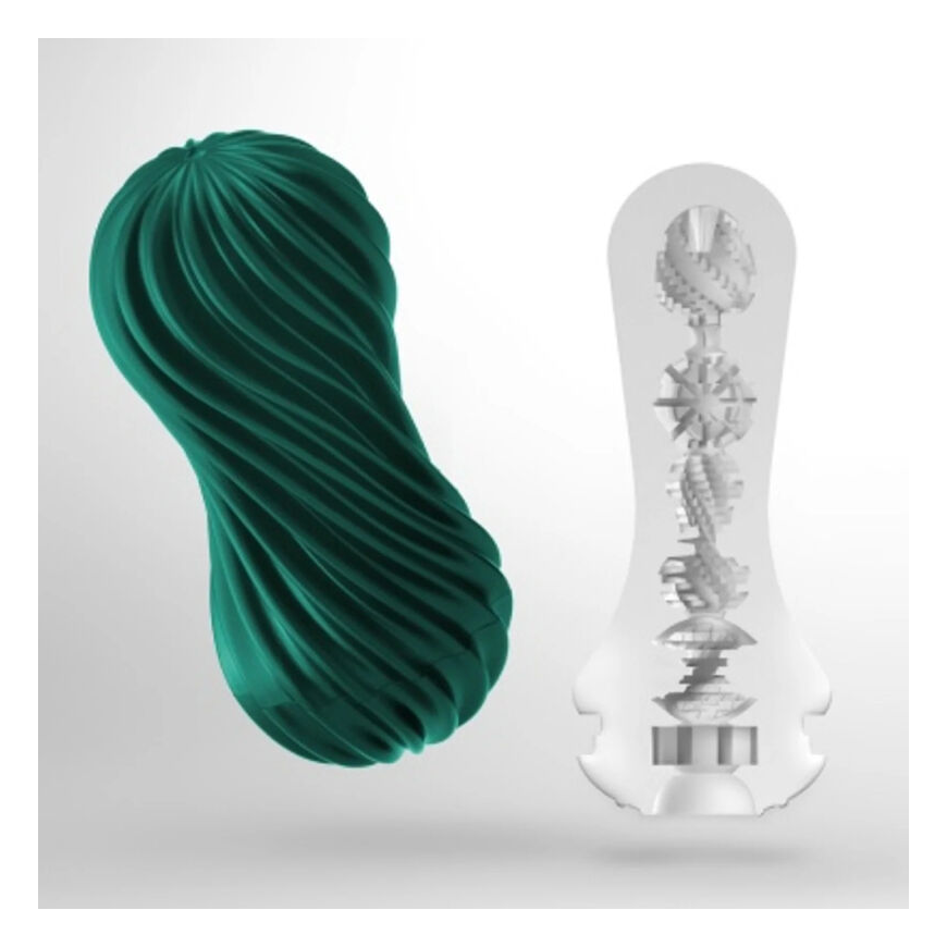 Tenga - Flex II Fizzy Žalias – 3