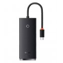 Baseus WKQX030301 sąsajos šakotuvas C tipo USB Juoda Baseus WKQX030301 sąsajos šakotuvas C tipo USB Juoda