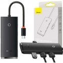 Baseus WKQX030301 keskitin USB Type-C musta Baseus WKQX030301 keskitin USB Type-C musta