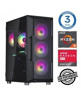 INTOP Ryzen 5 5500 16GB 500SSD M.2 NVME RX580 8GB no-OS