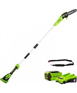 Lawnmower Greenworks G40PSFK2 40 V 1x2.0 Ah battery.