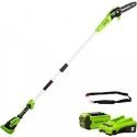 Aukštapjovė Greenworks G40PSFK2 40 V 1x2,0 Ah akum. Aukštapjovė Greenworks G40PSFK2 40 V 1x2,0 Ah akum.