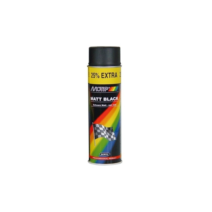 Motip Black matte paint Motip, 500ml