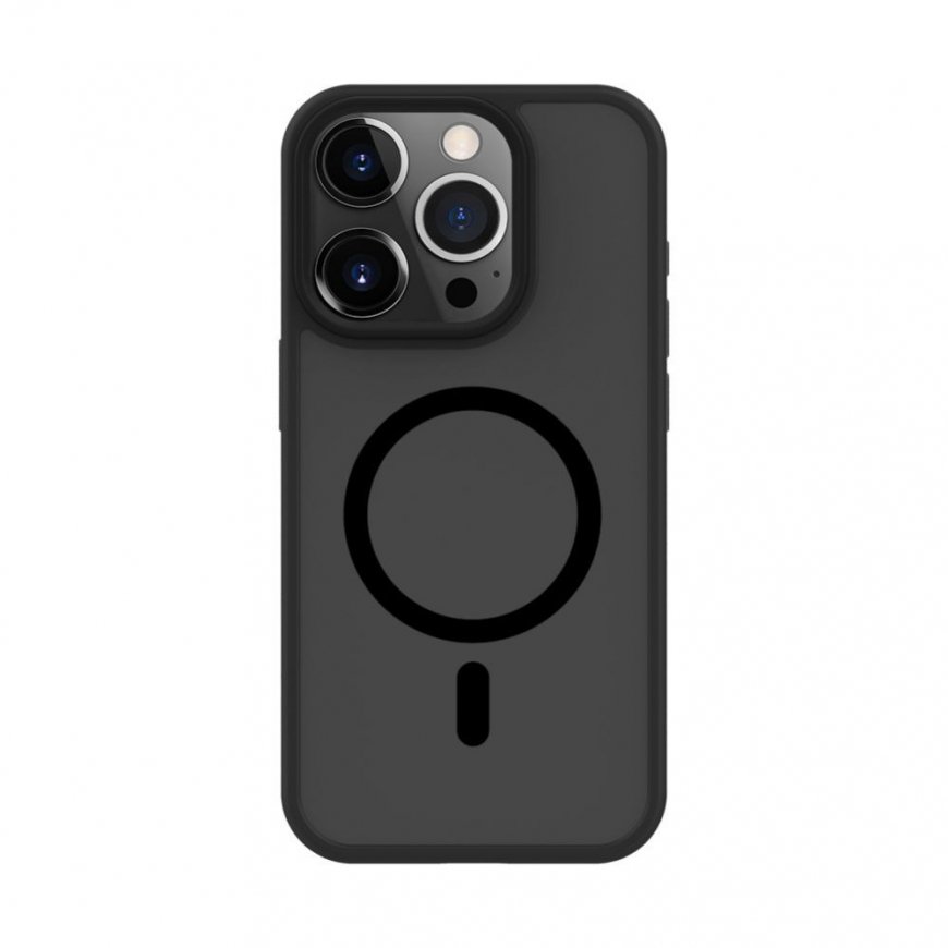 Apple iPhone 15 Pro Max Hybrid Case With Magnetic PC+TPU Black