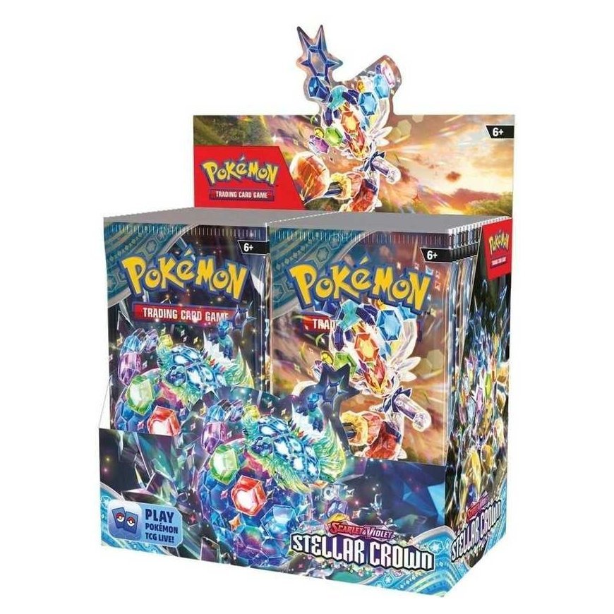 The Pokemon Pokemon TCG - Scarlet & Violet 7 Stellar Crown Booster Screen (36 Packs) – 2
