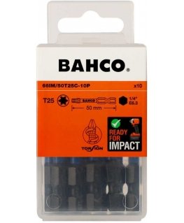 Impact bits Bahco 66IM T25 50mm, 10 pcs blister