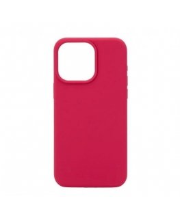 Apple iPhone 15 Pro Premium Magsafe Soft Touch Silicone Case New Function Rose Red