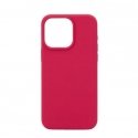 Apple iPhone 15 Pro Premium Magsafe Soft Touch Silicone Case New Function Rose Red
