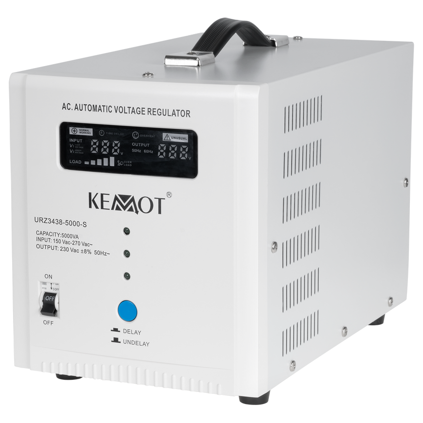 KEMOT SER-5000-S automatic voltage stabilizer, 8% accuracy – 2