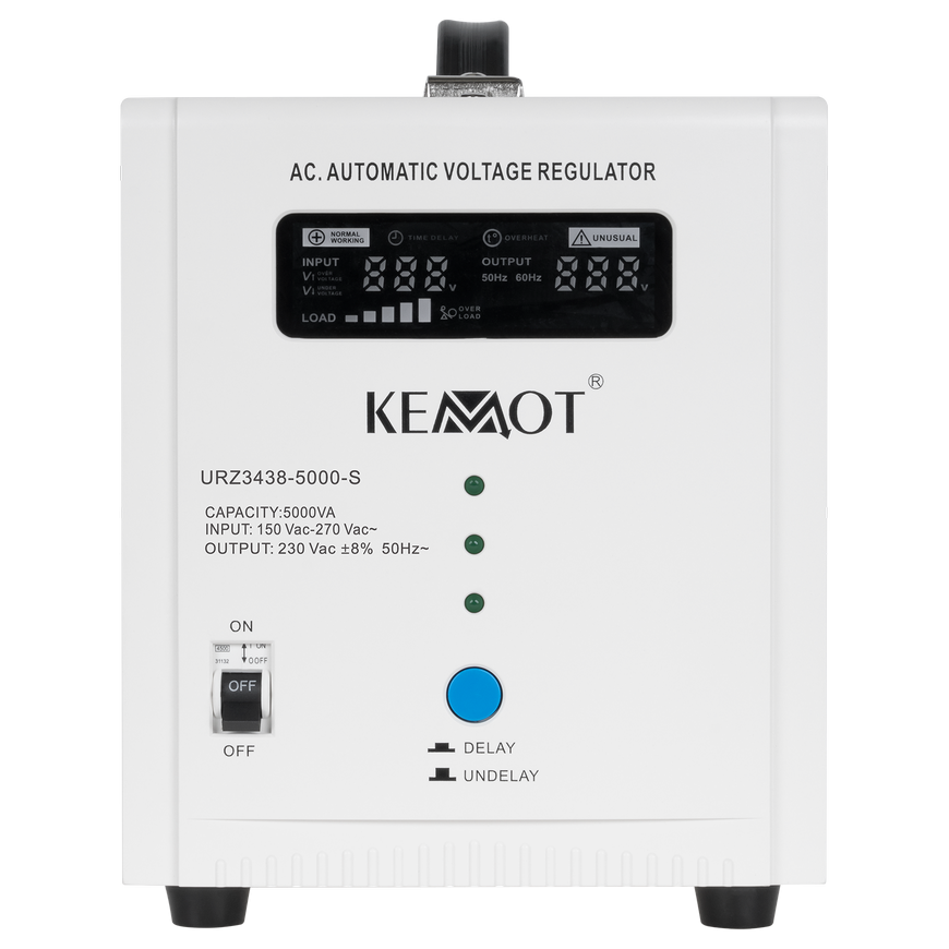 KEMOT SER-5000-S automatic voltage stabilizer, 8% accuracy – 4