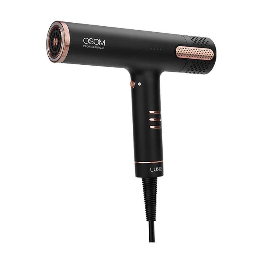 Osom Professional Hair dryer LUXE OSOMPF08BL, 1500 W, black