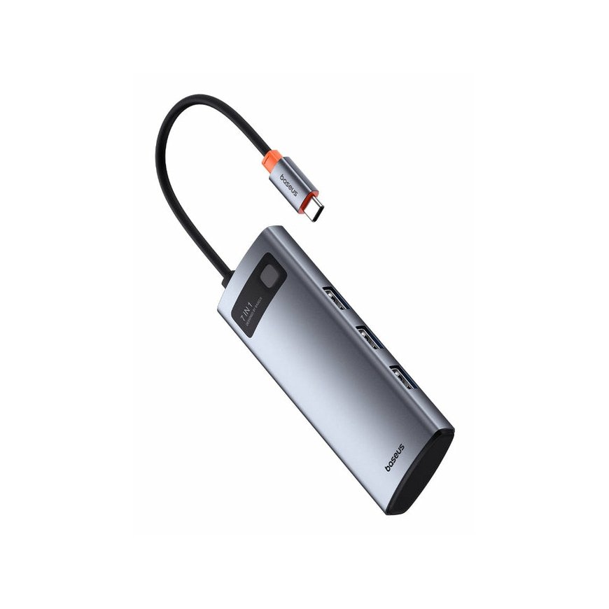 Baseus Joystar USB Veids-C 5000 Mbit/s Pelēks – 2