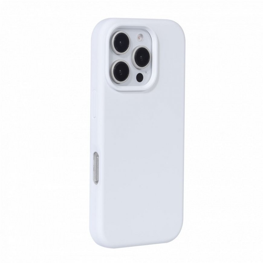 Apple iPhone 16 Pro Max Premium Magsafe Soft Touch Silicone Case White