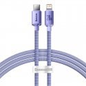 Baseus Crystal Shine mobiiltelefonikaabel Lilla 1,2 m USB C Lightning Baseus Crystal Shine mobiiltelefonikaabel Lilla 1,2 m USB C Lightning
