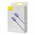 Baseus Crystal Shine mobiliojo telefono laidas Violetinė 1,2 m USB C Lightning Baseus Crystal Shine mobiliojo telefono laidas Violetinė 1,2 m USB C Lightning
