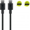 Goobay 51243 USB kabelis USB 2.0 2 m USB C Melns Goobay 51243 USB kabelis USB 2.0 2 m USB C Melns