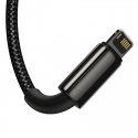 Baseus Tungsten Gold 3-in-1 USB kabelis USB 2.0 1,5 m USB A USB C/Micro USB A/Lightning Juoda Baseus Tungsten Gold 3-in-1 USB kabelis USB 2.0 1,5 m USB A USB C/Micro USB A/Lightning Juoda