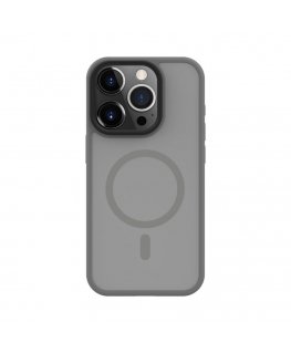 Apple iPhone 15 Pro Max Hybrid Case With Magnetic PC+TPU Silver