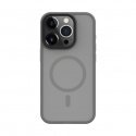 Apple iPhone 15 Pro Max Hybrid Case With Magnetic PC+TPU Silver