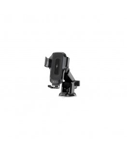 Devia car holder EA497 with wireless inductive charger black 15W