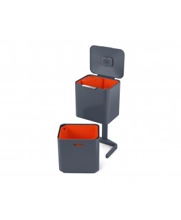 Joseph Joseph Totem Max 60 L 2 siets/ sieti Grafīts, Oranžs