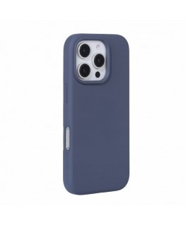Apple iPhone 16 Pro Max Premium Magsafe Soft Touch Silicone Case Midnight Blue