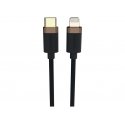 Duracell USB9012A lightning cable Black