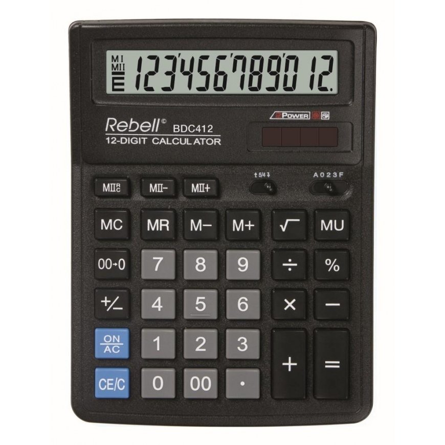 Calculator desktop Rebell BDC412