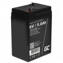 Green Cell AGM11 UPS-aku Suletud pliiaku (VRLA) 6 V 5 Ah Green Cell AGM11 UPS-aku Suletud pliiaku (VRLA) 6 V 5 Ah