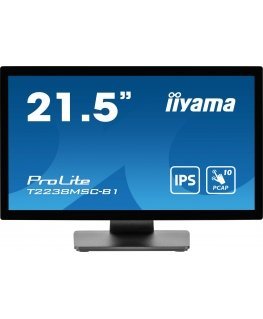 iiyama ProLite T2238MSC-B1 computer monitor 54.6 cm (21.5") 1920 x 1080 pixels Full HD LED Touchscreen Black