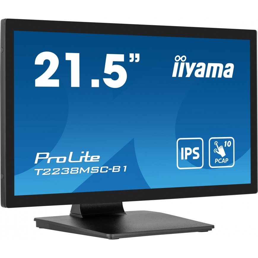 iiyama ProLite T2238MSC-B1 monitori 54,6 cm (21.5") 1920 x 1080 pikseļi Full HD LED Skārienjūtīgais – 4