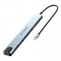 Docking Station Blitzwolf BW-TH5 10in1 USB-C (silver) Docking Station Blitzwolf BW-TH5 10in1 USB-C (silver)