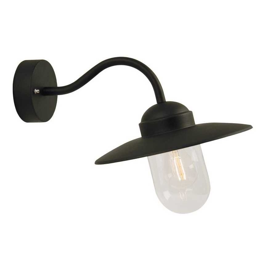 Nordlux Luxembourg, Outdoor wall/ceiling lighting, Black, Metal, IP54, Surfaced, Universal
