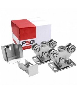 PSG Trolley set PSG 60.00P.70 for sliding gate rails 70x70x4 mm