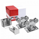 PSG Trolley set PSG 60.00P.70 for sliding gate rails 70x70x4 mm PSG Trolley set PSG 60.00P.70 for sliding gate rails 70x70x4 mm
