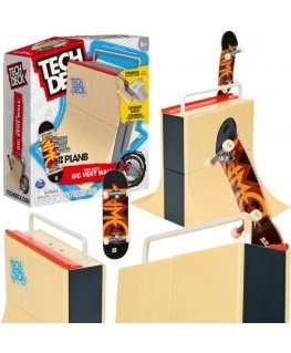 Tech Deck fingerboard komplektas rampa Big Vert Wall + Riedlentė