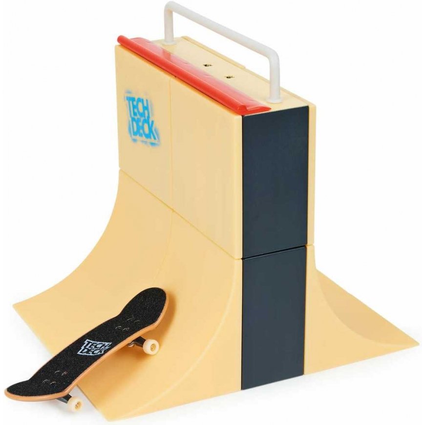 Tech Deck fingerboard komplektas rampa Big Vert Wall + Riedlentė – 5